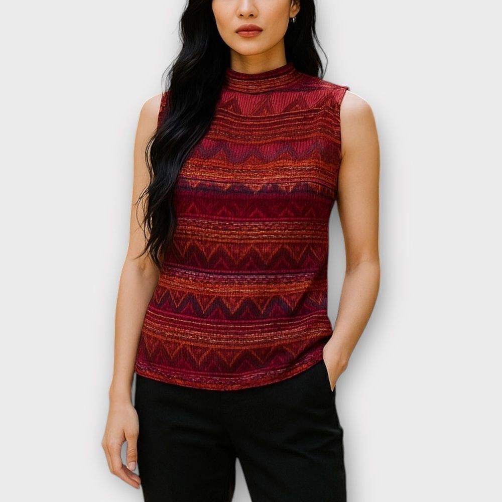 Nicola Vintage Crinkle Tank Top XL